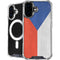 Czech Republic Flag Distressed iPhone 16 MagSafe Case